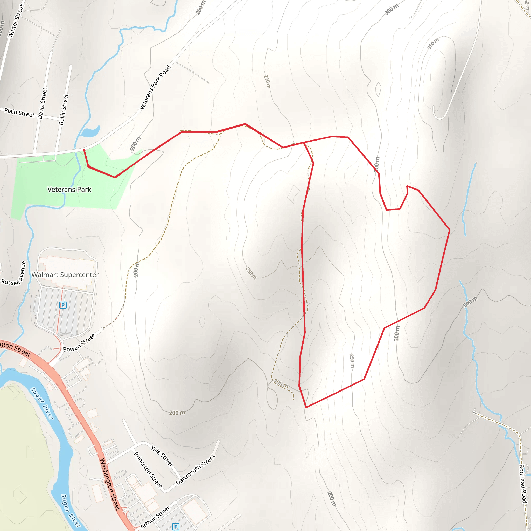 Athtetic Field mobile static map