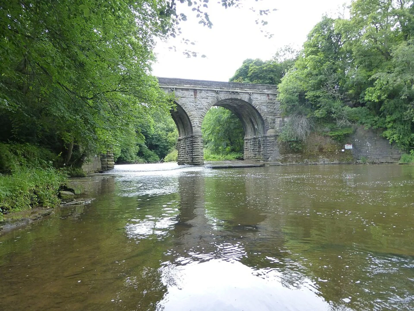 An image depicting the trail Rowlands Gill Loop via River Derwent and its surrounding area.