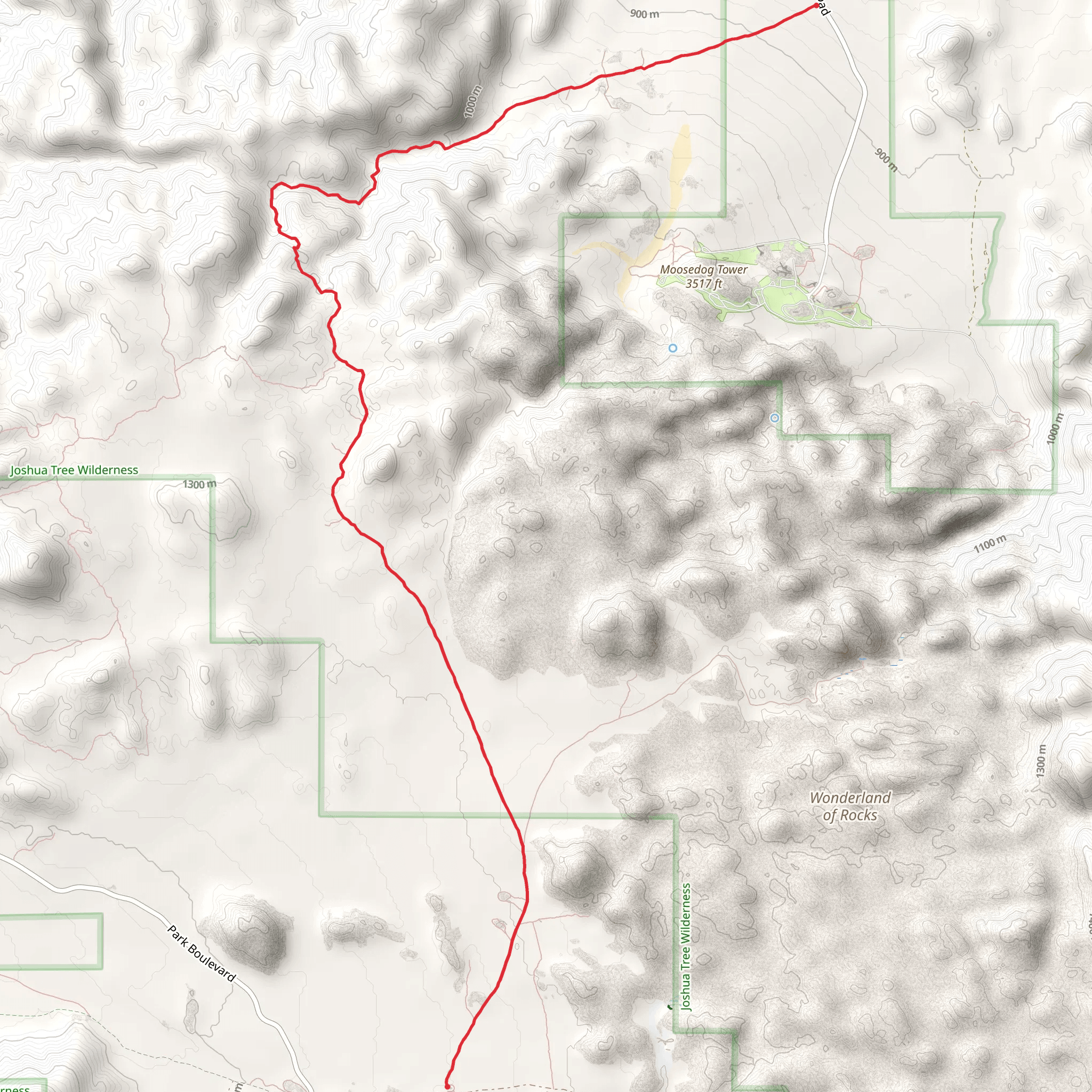 Boy Scout Trail mobile static map