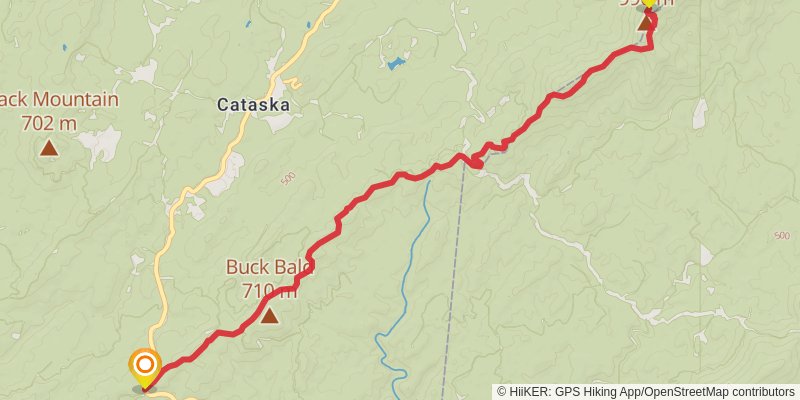 Southeastern Serpentine Trail stage 46 Map