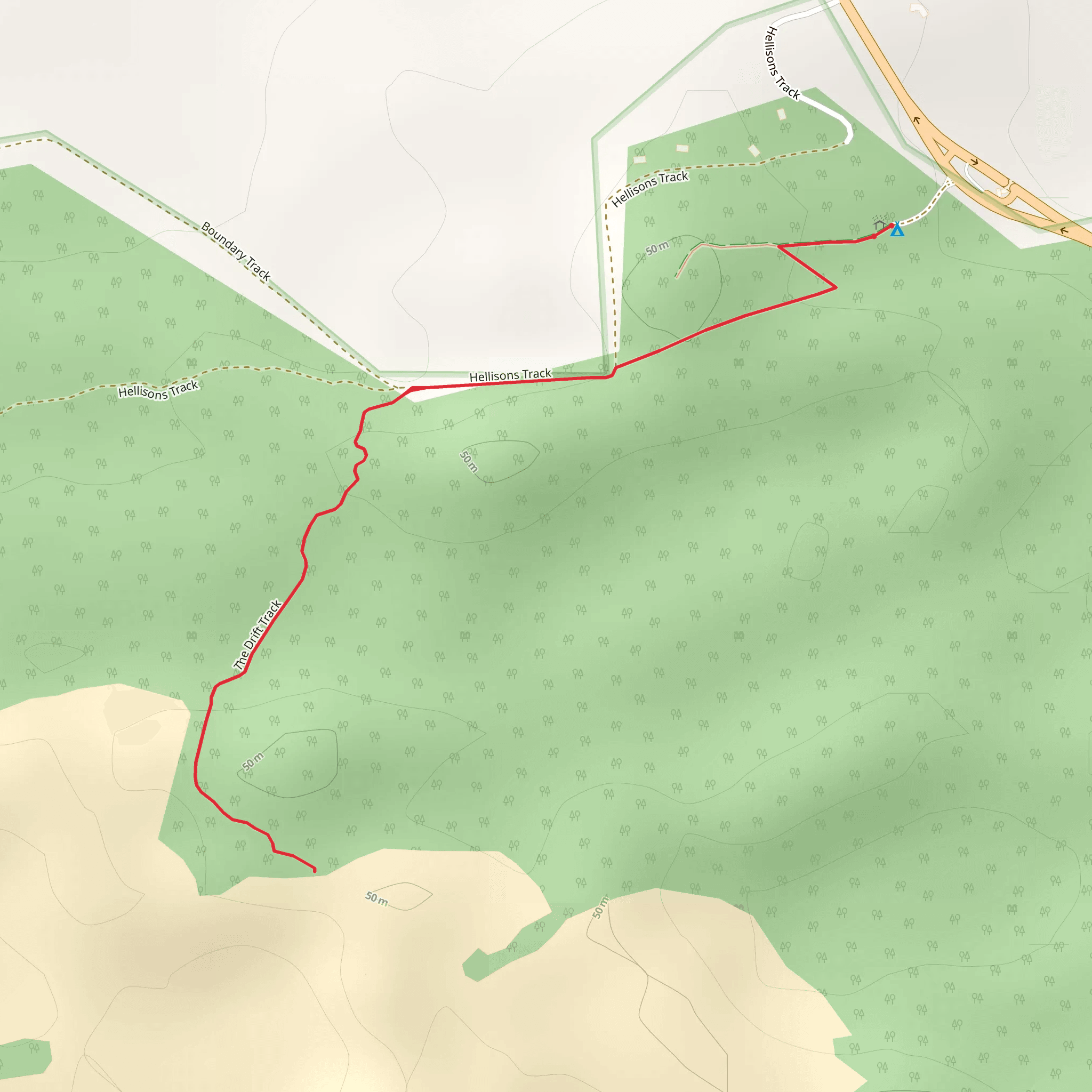 Big Drift Walk mobile static map