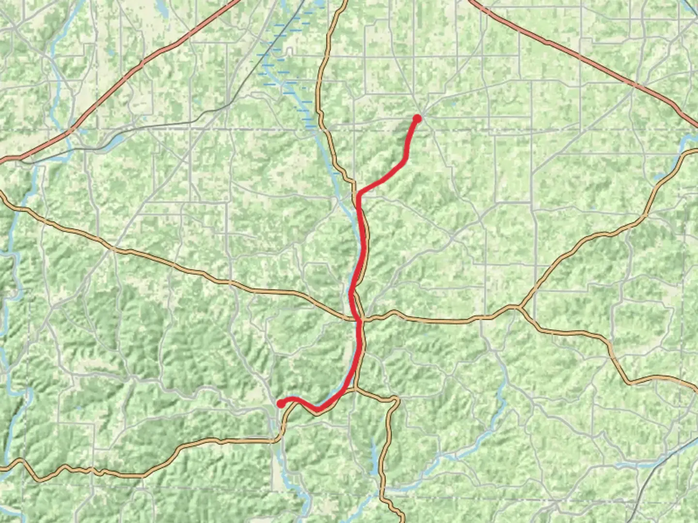 An image depicting the trail Holmes County Trail - Killbuck and its surrounding area.