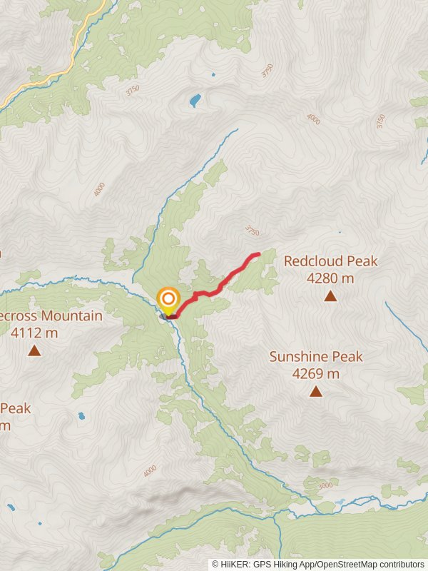 Silver Creek Trail - Cinnamon Pass Road
