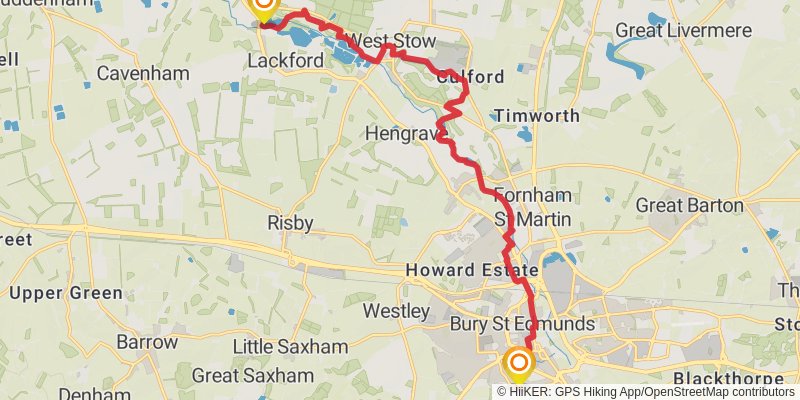 St Edmund Way stage 5 Map