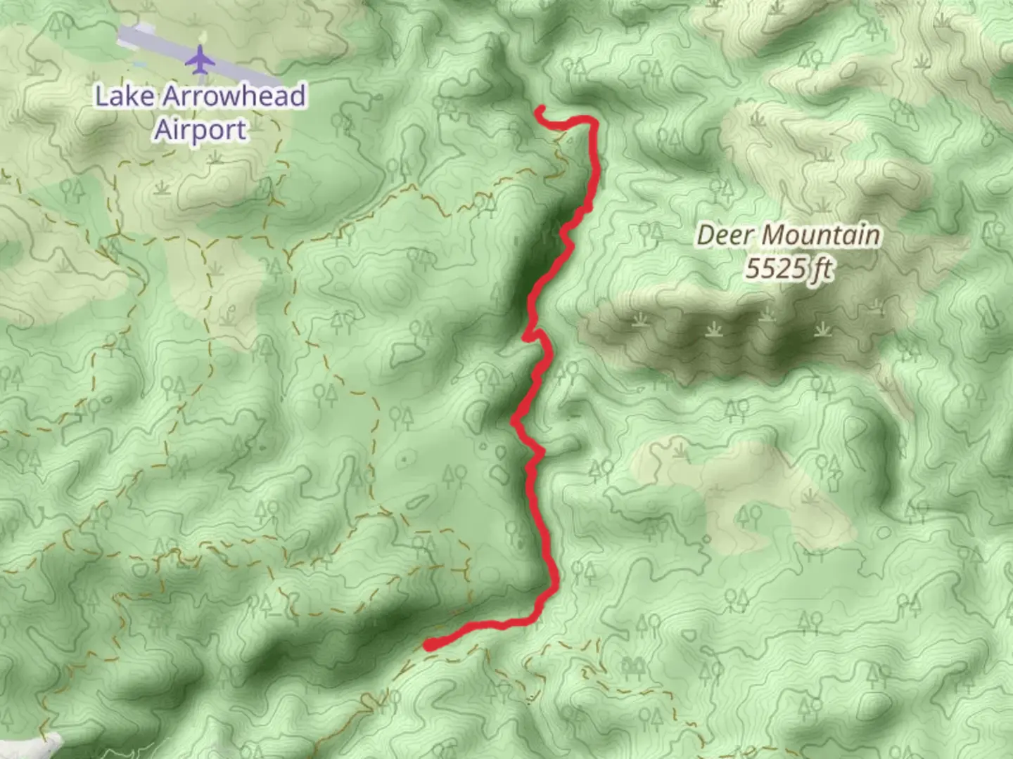 An image depicting the trail Deep Creek - PCT and its surrounding area.