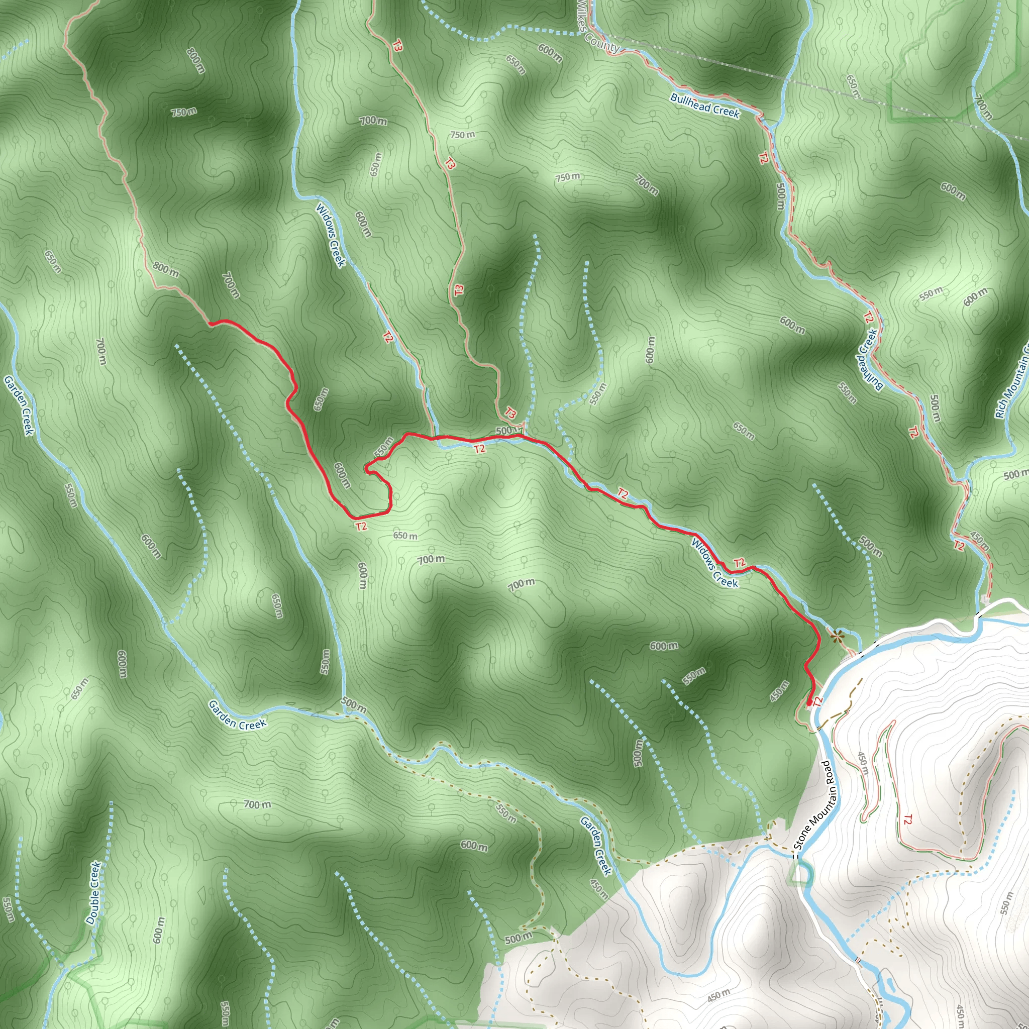Widows Creek mobile static map