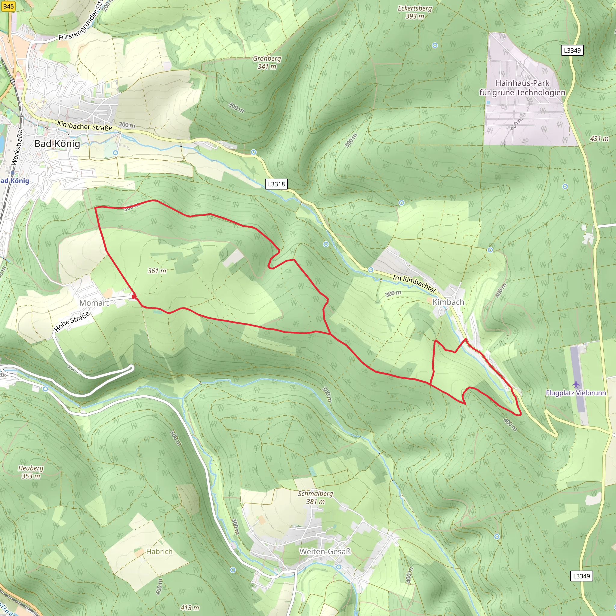 Momart and Hohe Strasse mobile static map