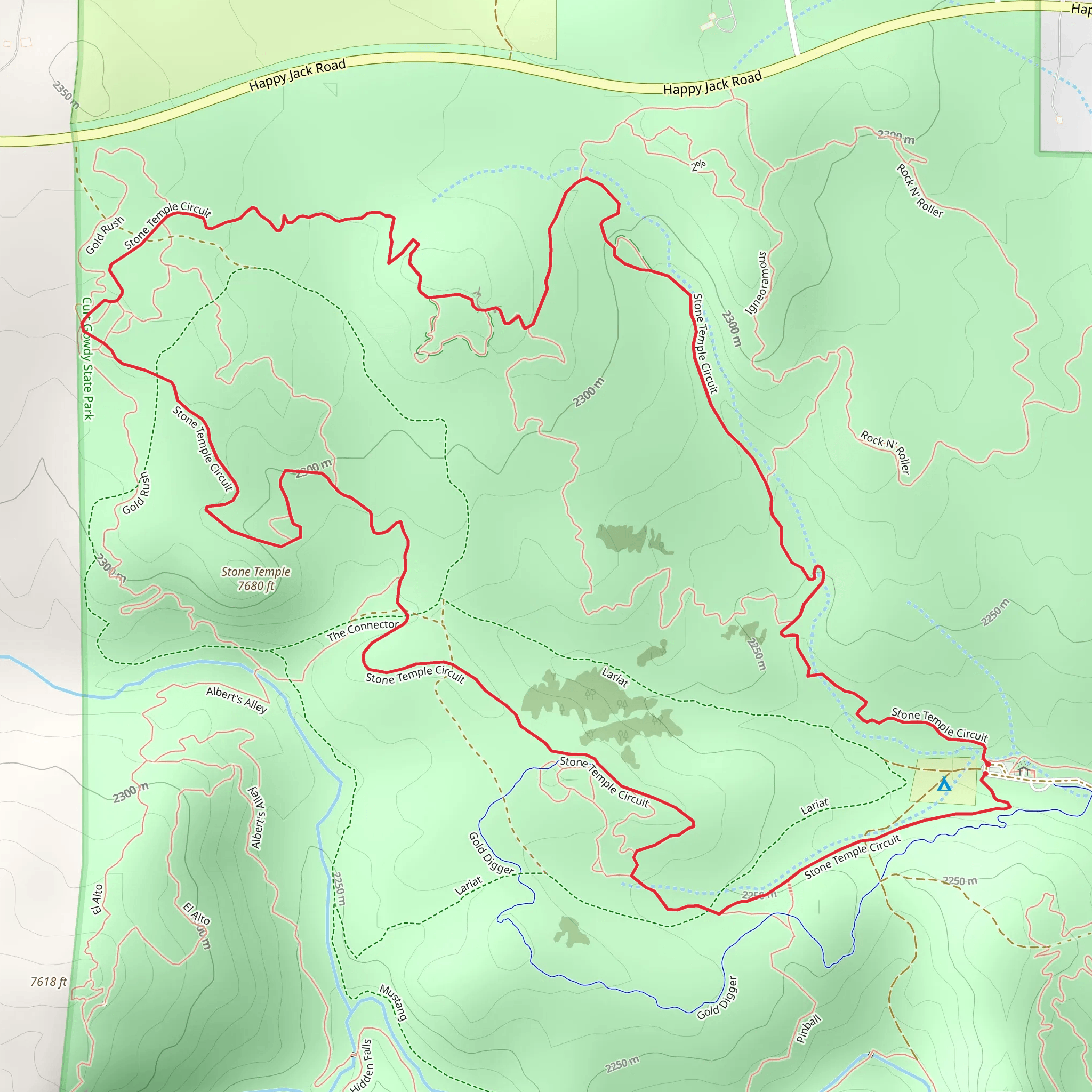 Stone Temple Circuit mobile static map