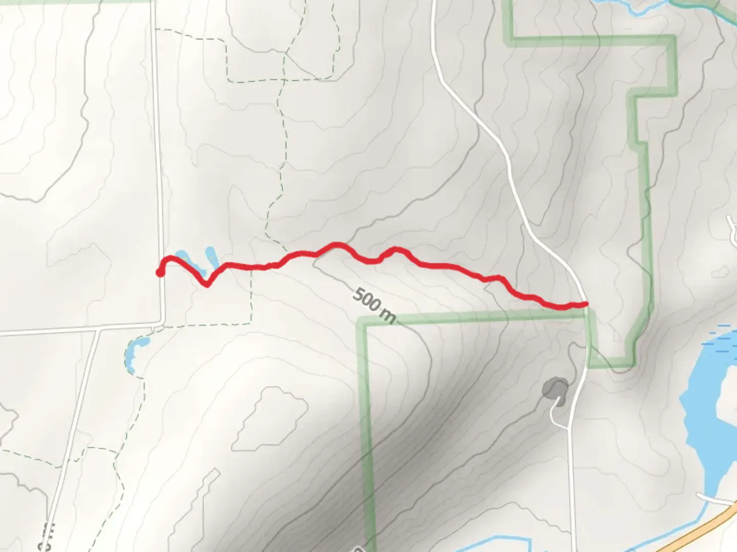 An image depicting the trail Gorge Trail and its surrounding area.