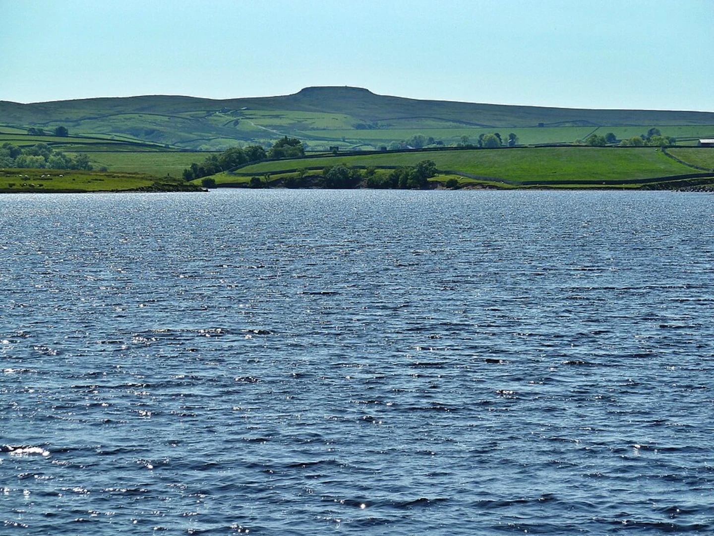An image depicting the trail How Beck Head and Hury Reservoir and its surrounding area.