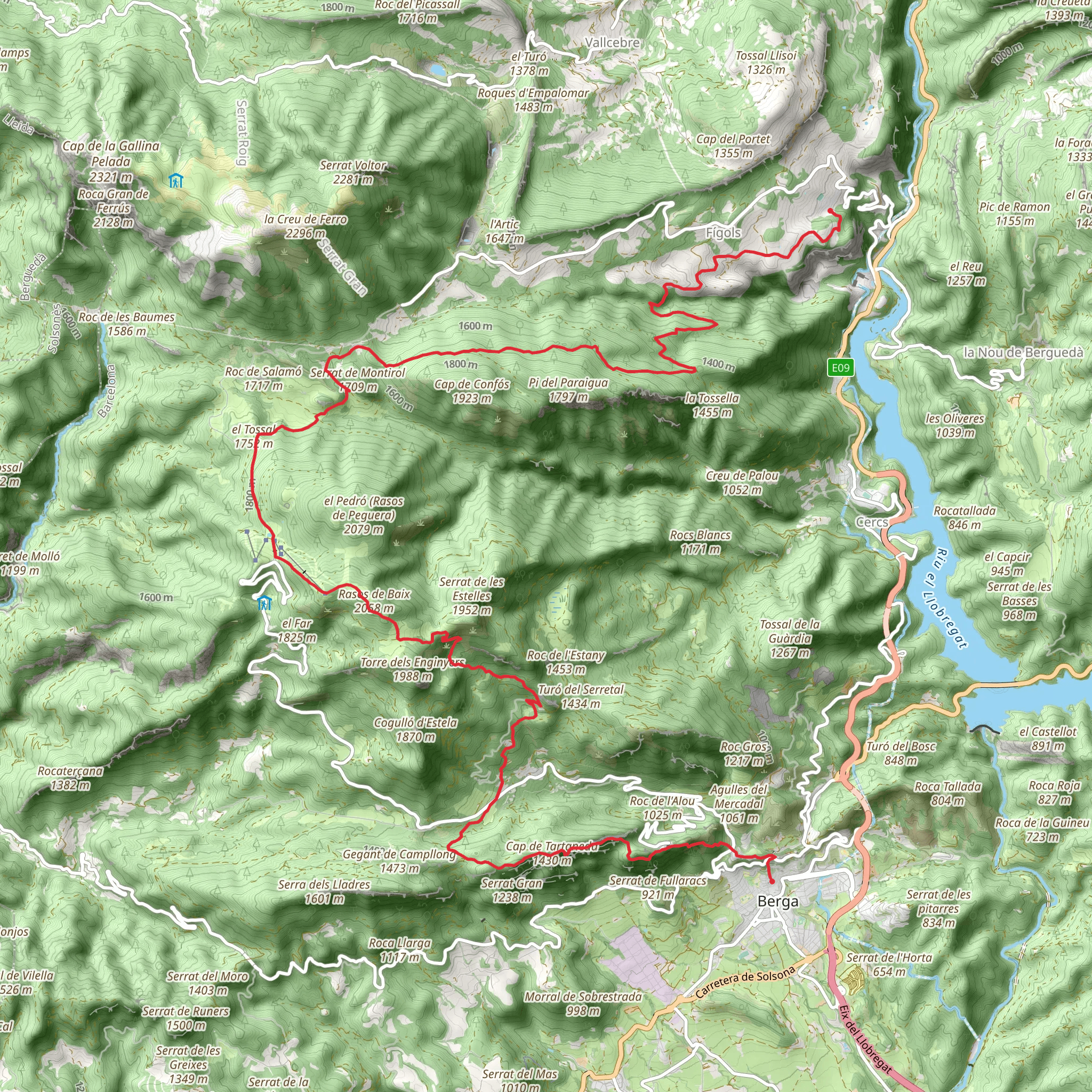 Sant Corneli - Baga PR C 73 mobile static map