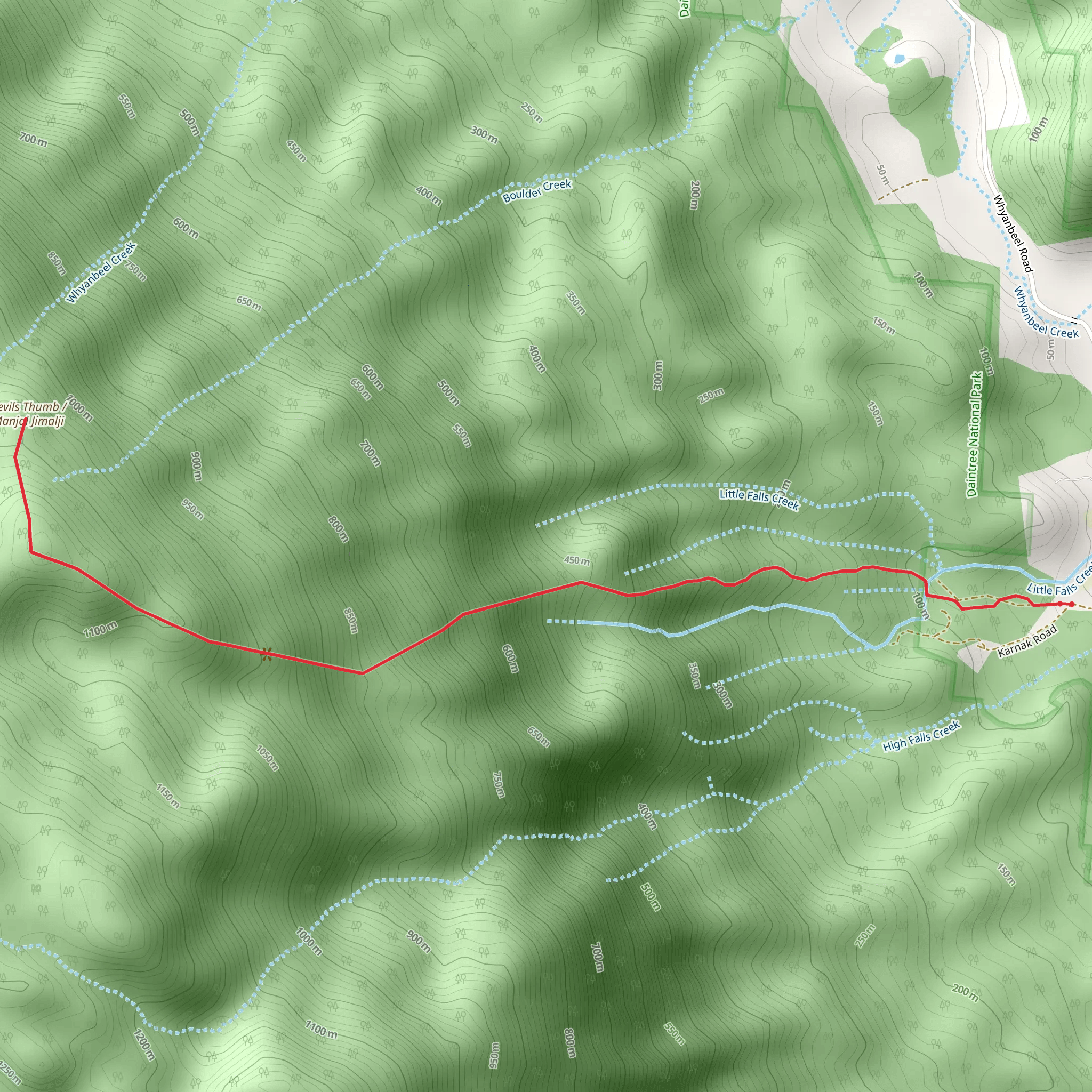 Manjal Jimalji Trail mobile static map