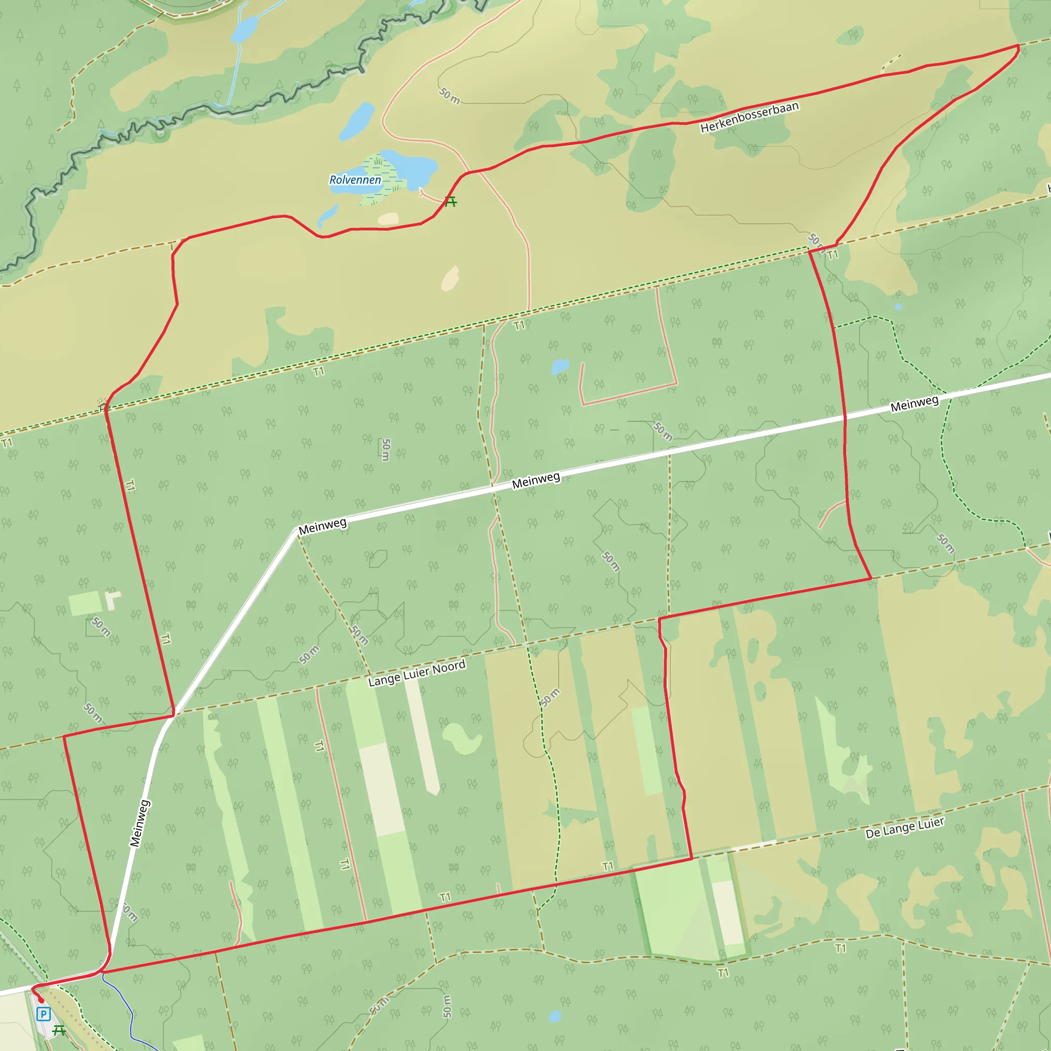 De Mein Weg Loop mobile static map