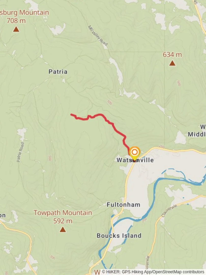 An image depicting the trail Watsonville Long Path and its surrounding area.