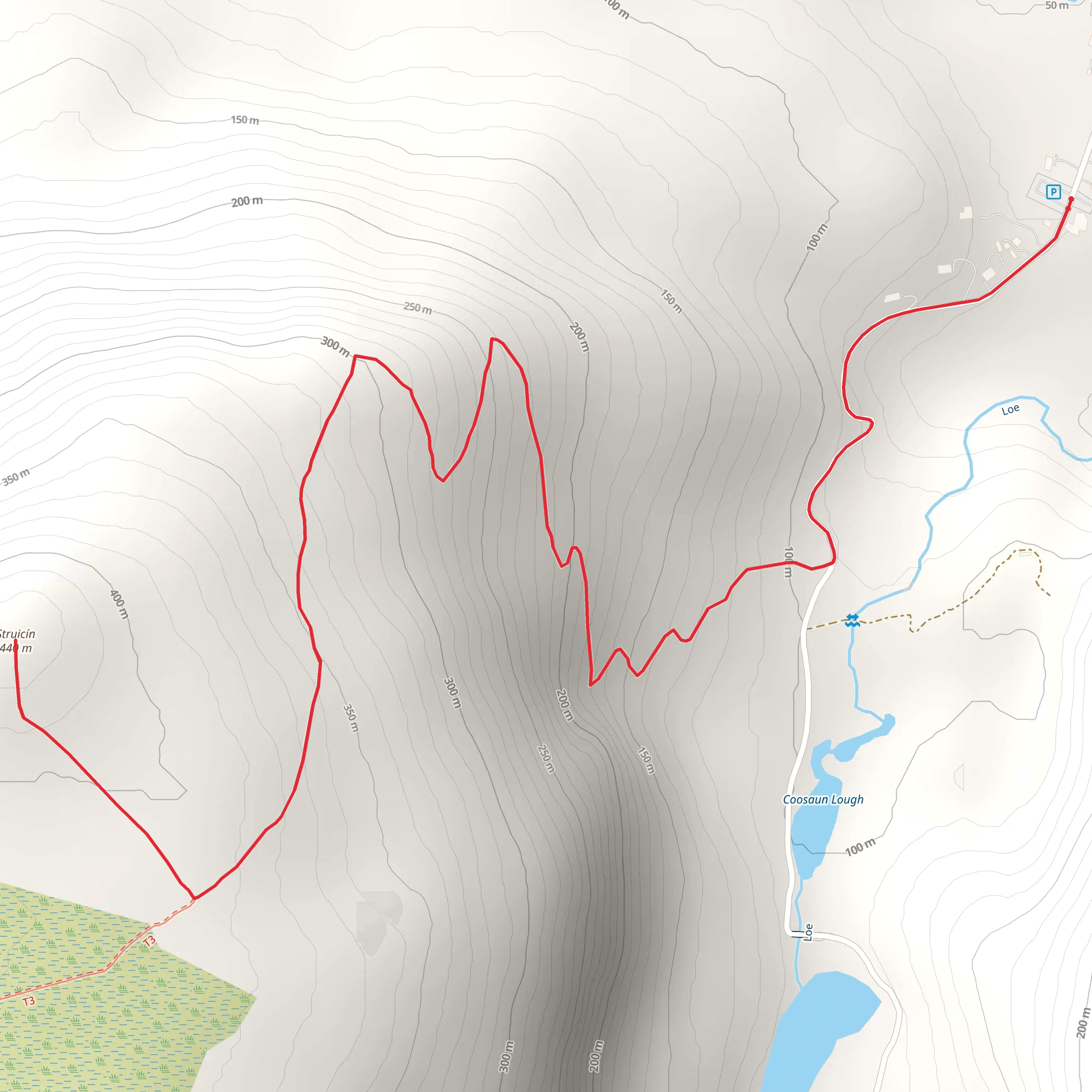 Strickeen via Killarney mobile static map