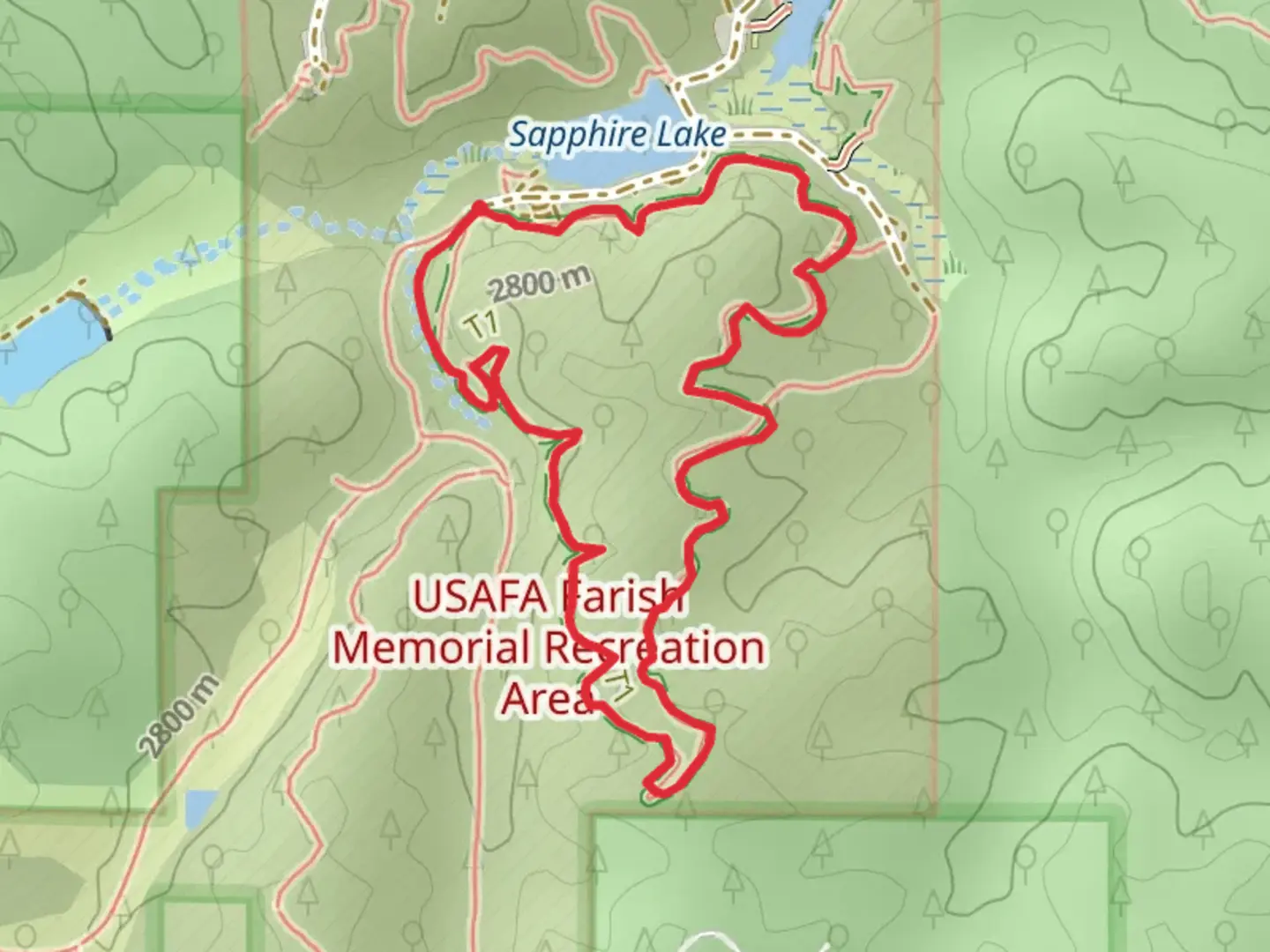 An image depicting the trail Flatland Loop Trail and its surrounding area.