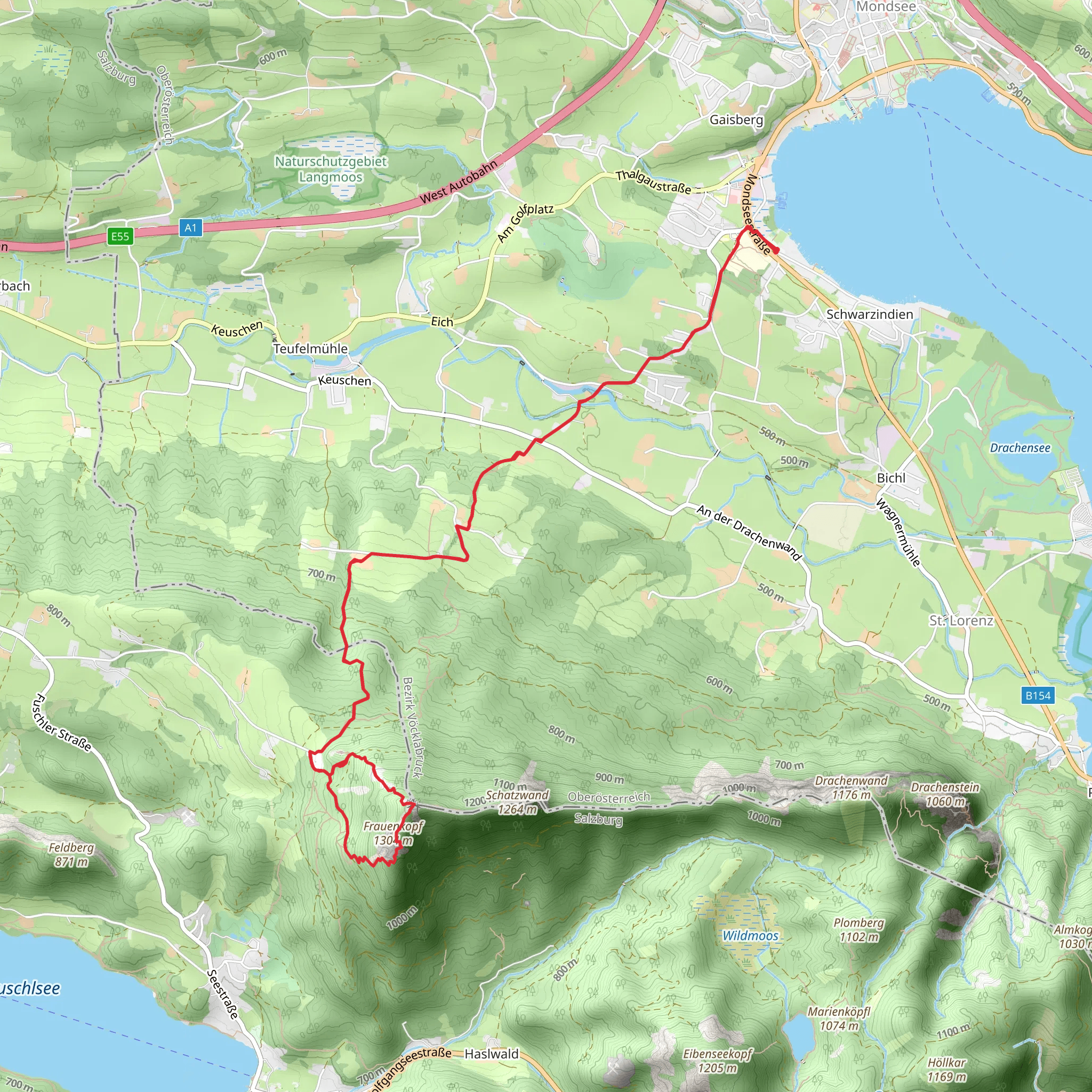 Höribach - Schober Peak mobile static map
