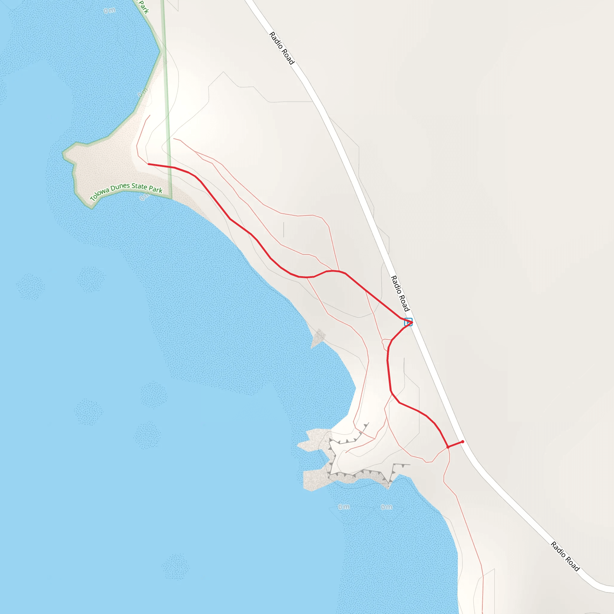 Point Same George Trail mobile static map