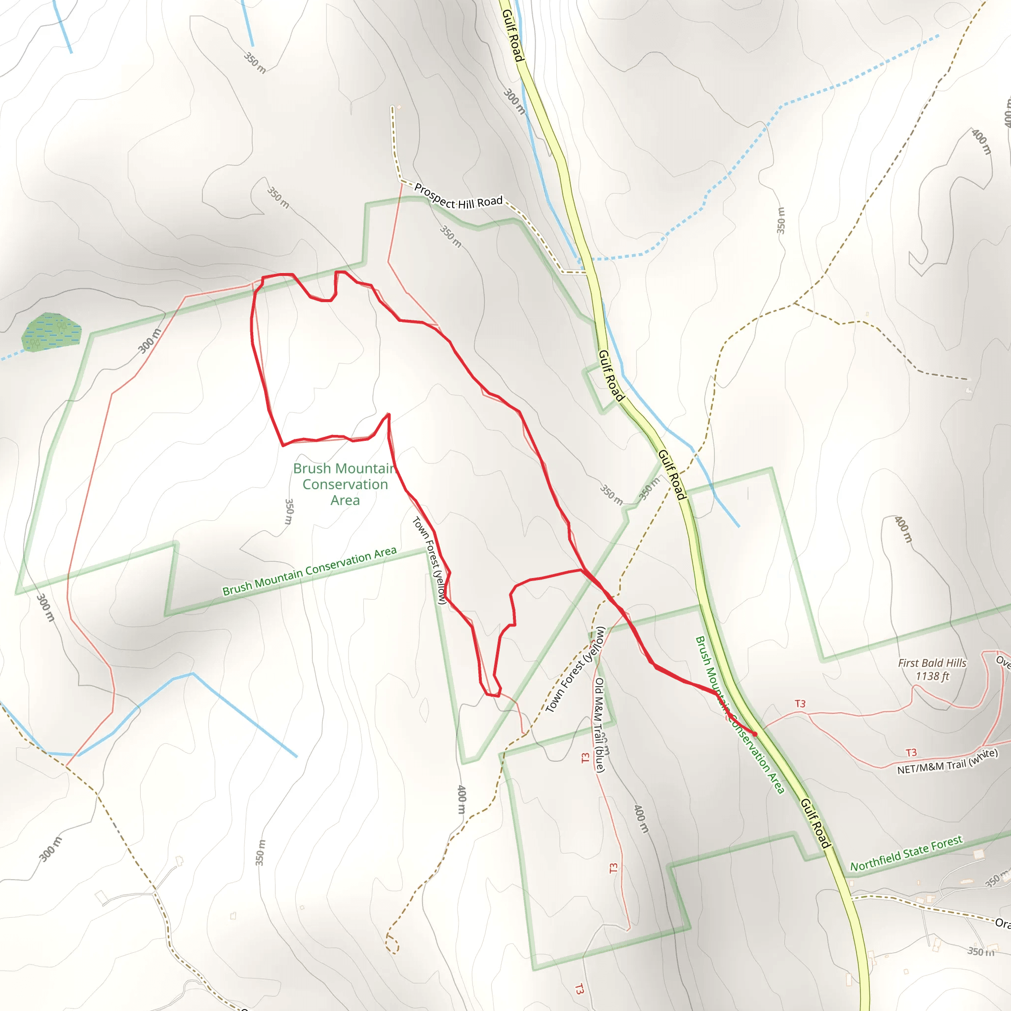 Gulf Road Loop mobile static map
