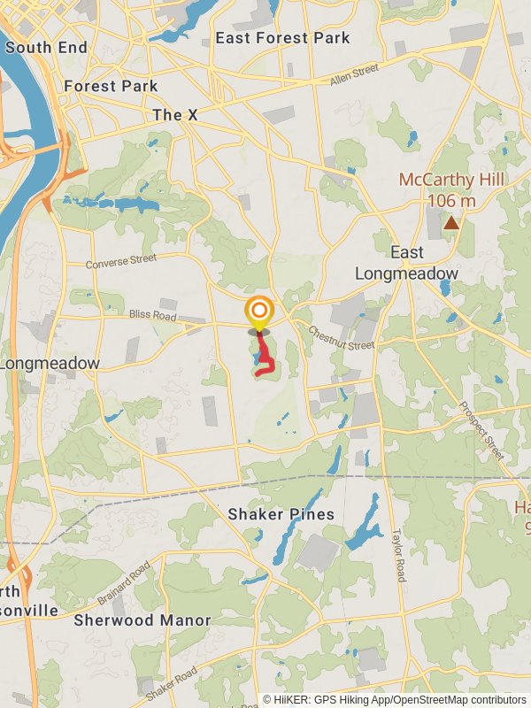 Loop around Turner Park Pond