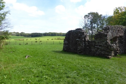 Ravenglass Roman Bath House from Ravenglass