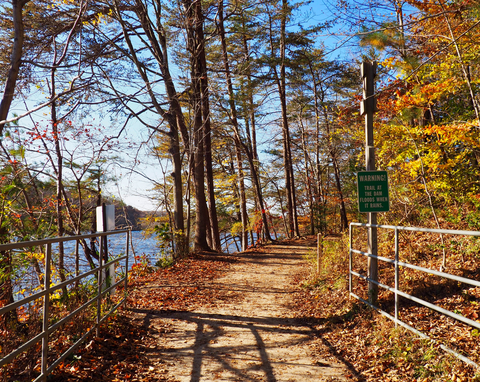 An image depicting the trail Lake Accotink Trail Loop and its surrounding area.