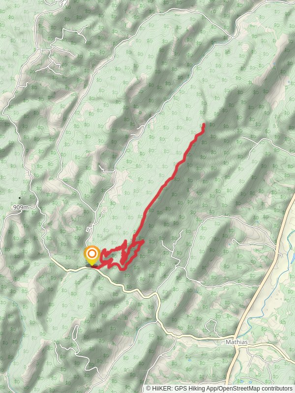 Cheers Rocks, Miller's Rock Trail and Big Ridge Trail