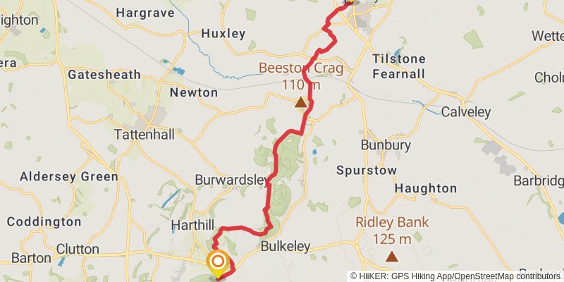 Chepstow to Berwick - upon - Tweed - Great English Walk stage 15 Map