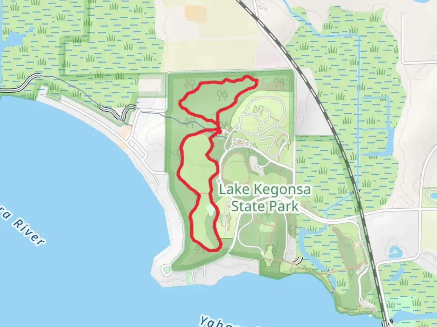 An image depicting the trail Prairie Loop Trail and its surrounding area.