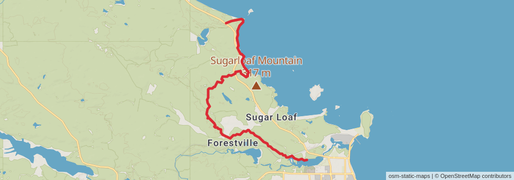 American Perimeter Trail - North Country Primary stage 100 Map