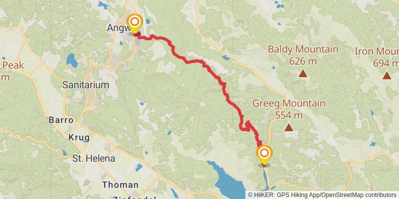 Bay Area Ridge Trail stage 19 Map