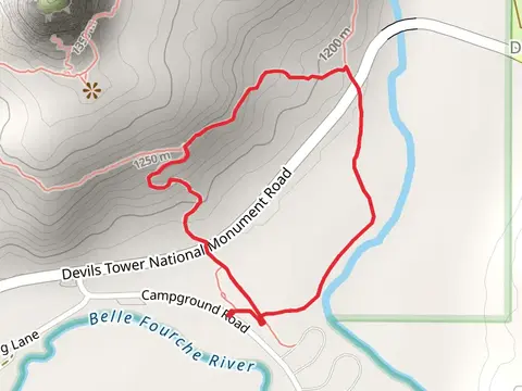 Valley View Trail and Red Beds Trail