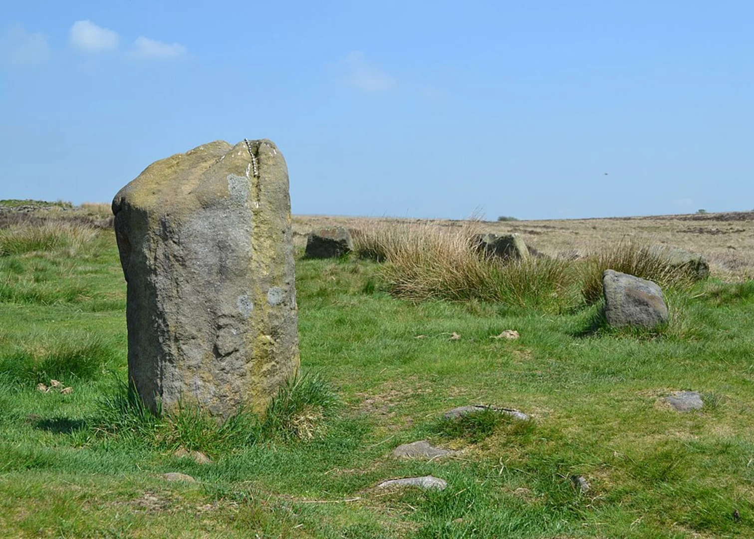 An image depicting the trail Barbrook Stone CIrcle Loop and its surrounding area.