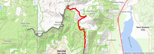American Discovery Trail South Route stage 371 Map