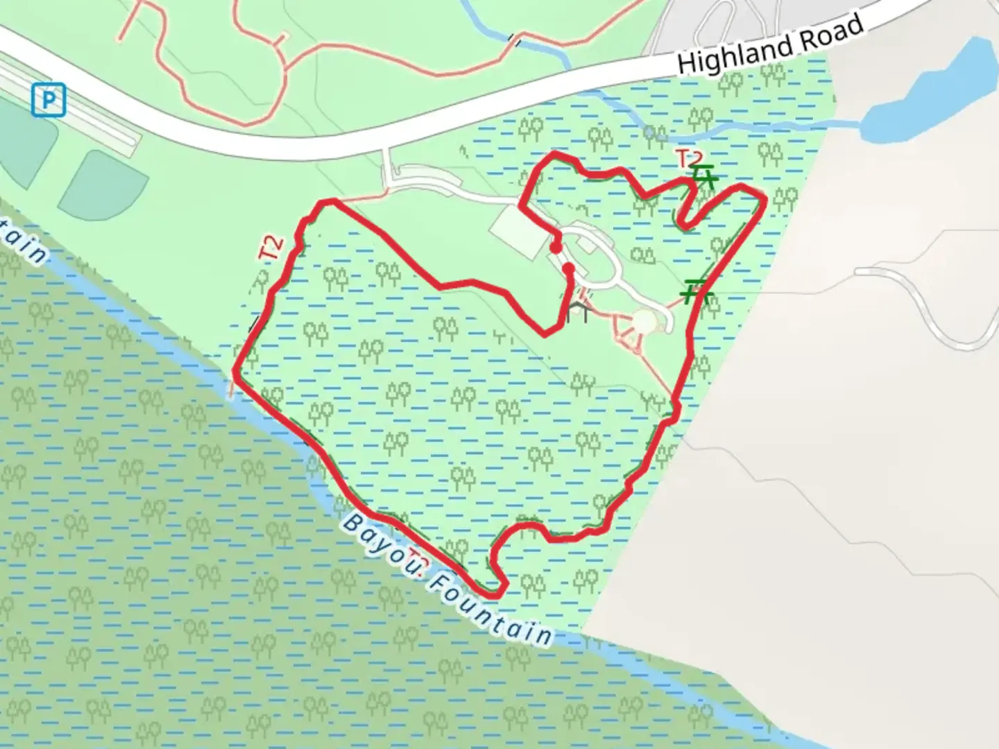 An image depicting the trail Semita Loop Trail - Major and Minor and its surrounding area.