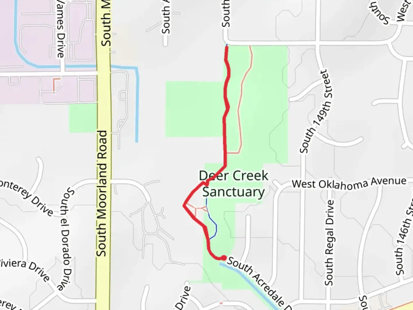An image depicting the trail Paul Gihring Trail and its surrounding area.