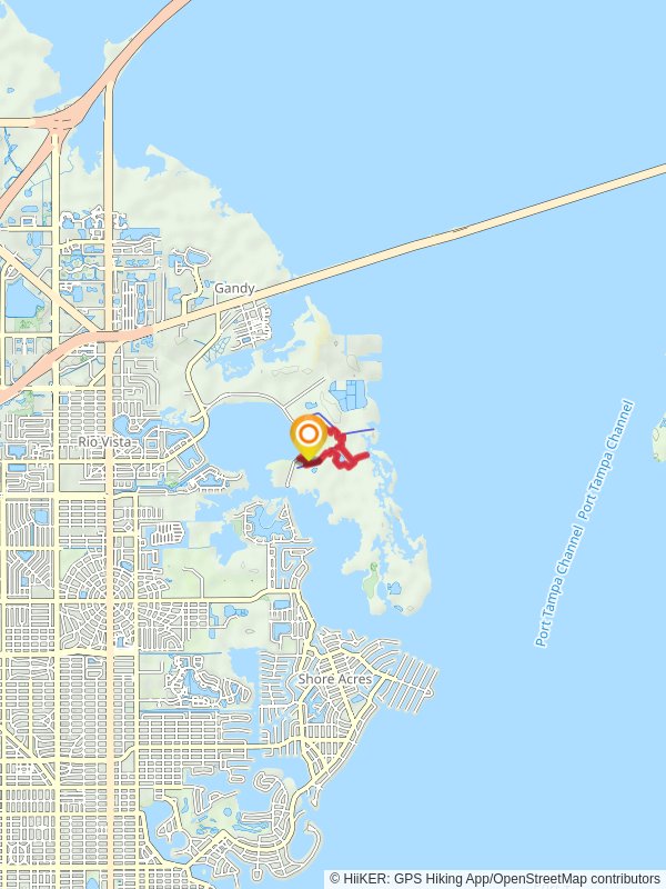 Upland Trail and Boy Scout Trail Loop mobile static map