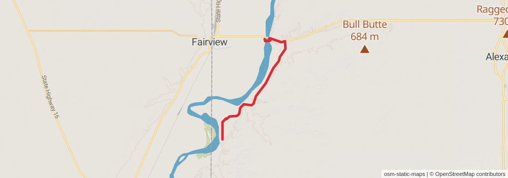 American Perimeter Trail - North Country Primary stage 268 Map