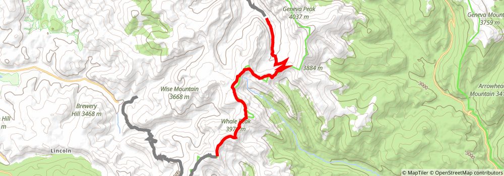 American Discovery Trail South Route stage 244 Map