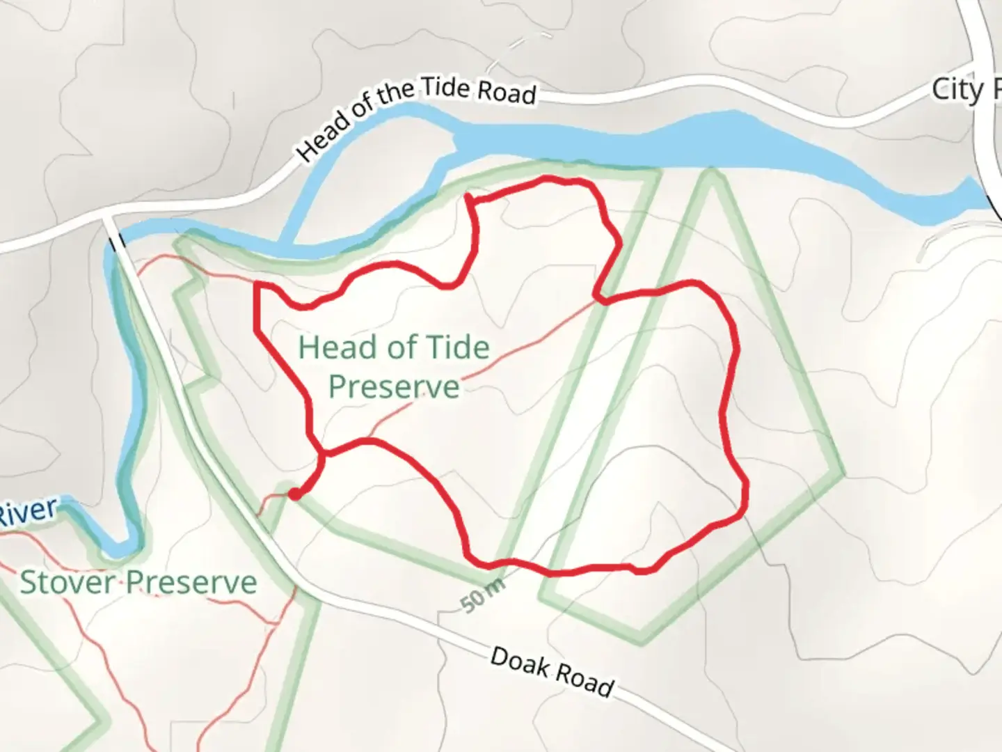 An image depicting the trail Passagassawakeag River - Dark Road and its surrounding area.