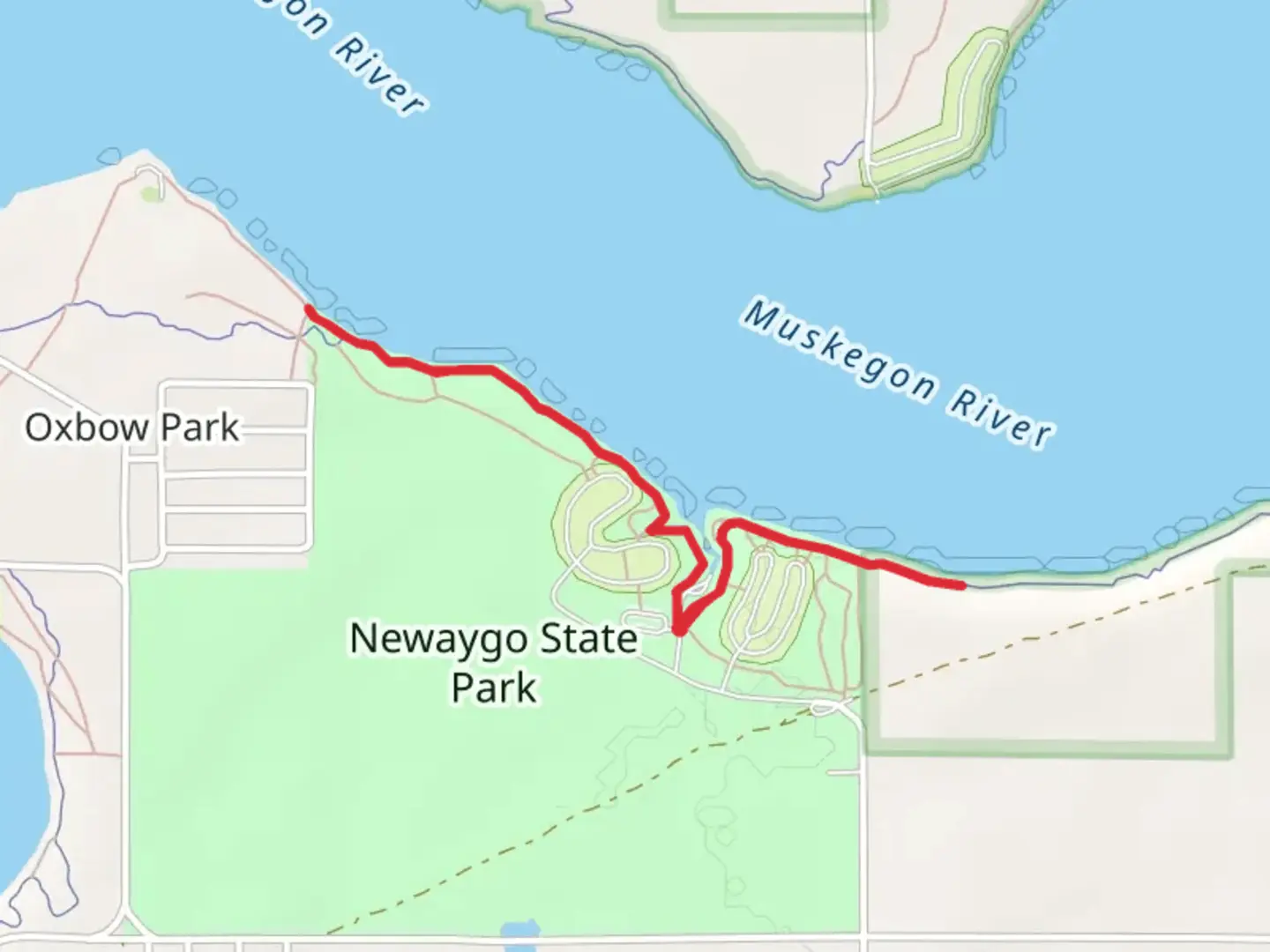 An image depicting the trail The Dragon Trail Segment 2 and 3 and its surrounding area.