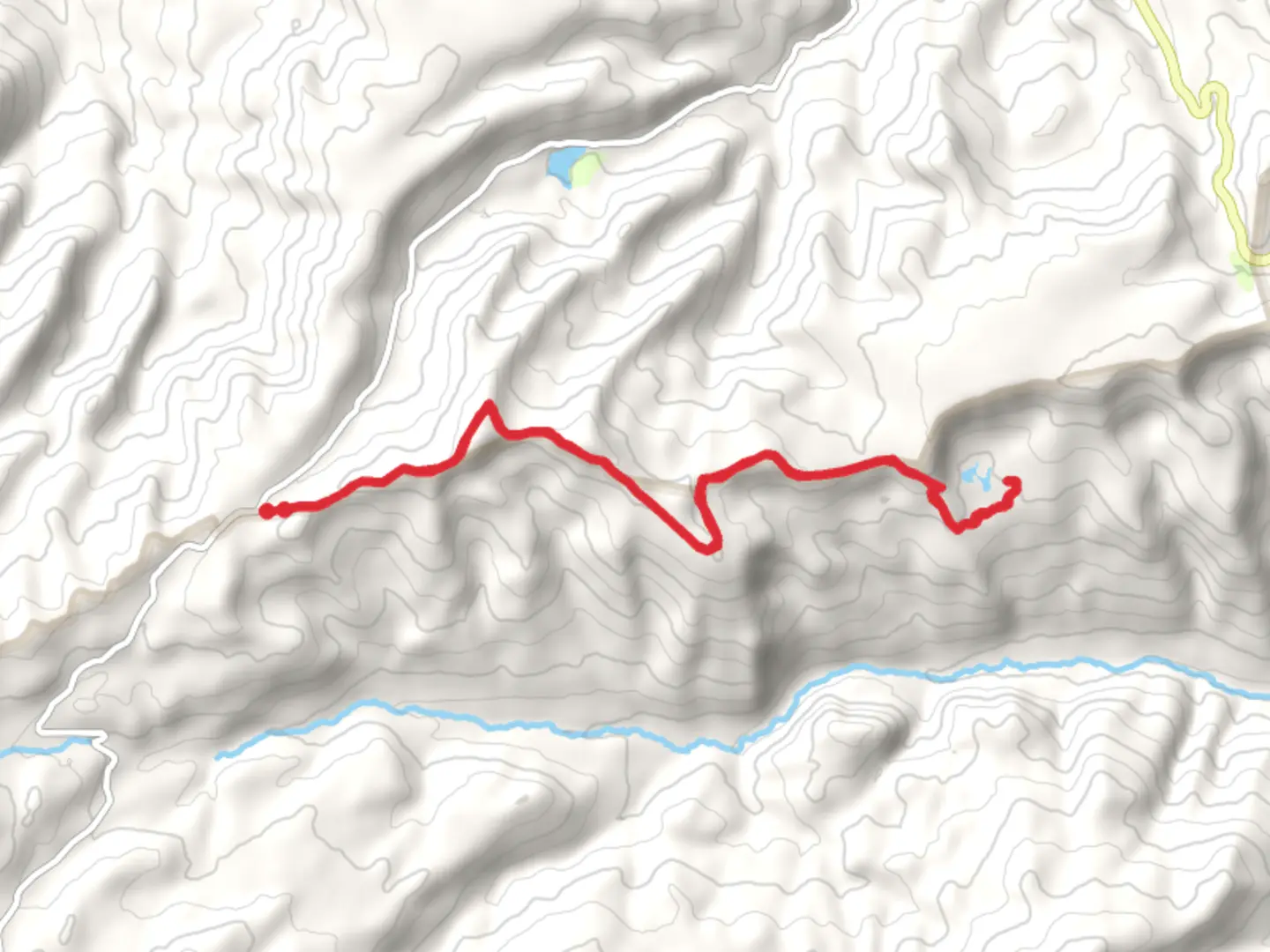 An image depicting the trail Duchesne Ridge and Heart Lake and its surrounding area.