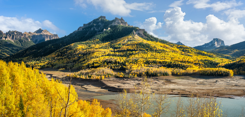 An image depicting the trail Silver Jack Shoreline Trail and its surrounding area.
