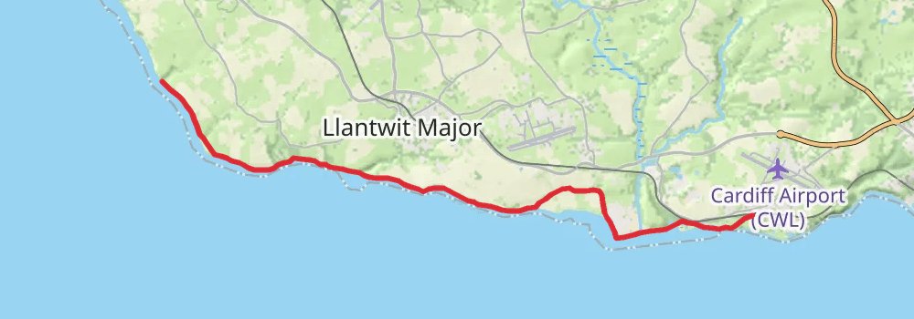 Wales Coast Path stage 69 Map