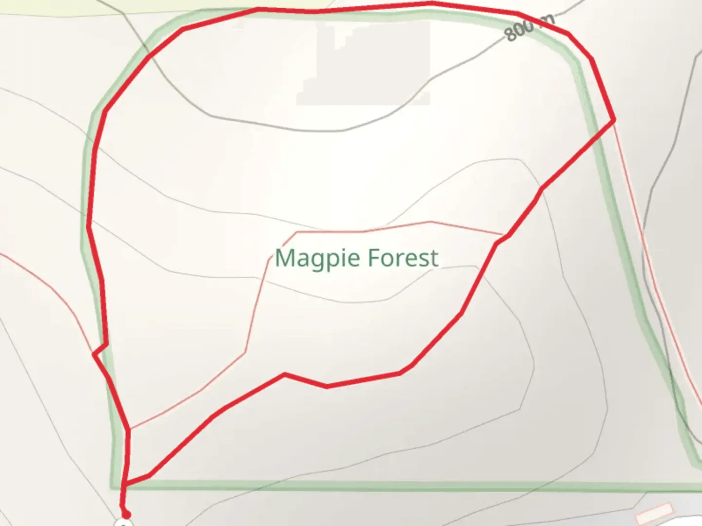 An image depicting the trail Northeast Merman Drive Loop and its surrounding area.