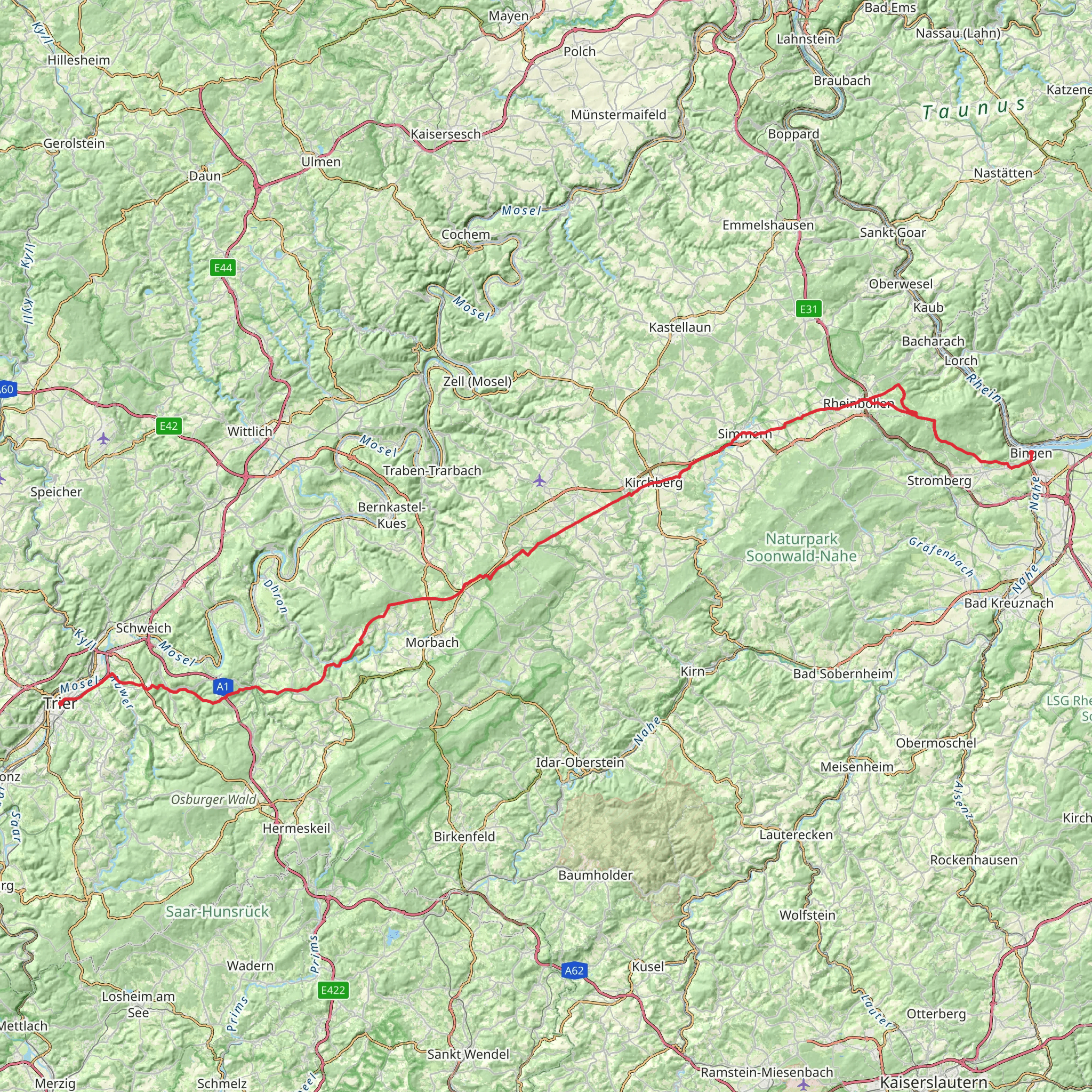 Ausoniusweg mobile static map