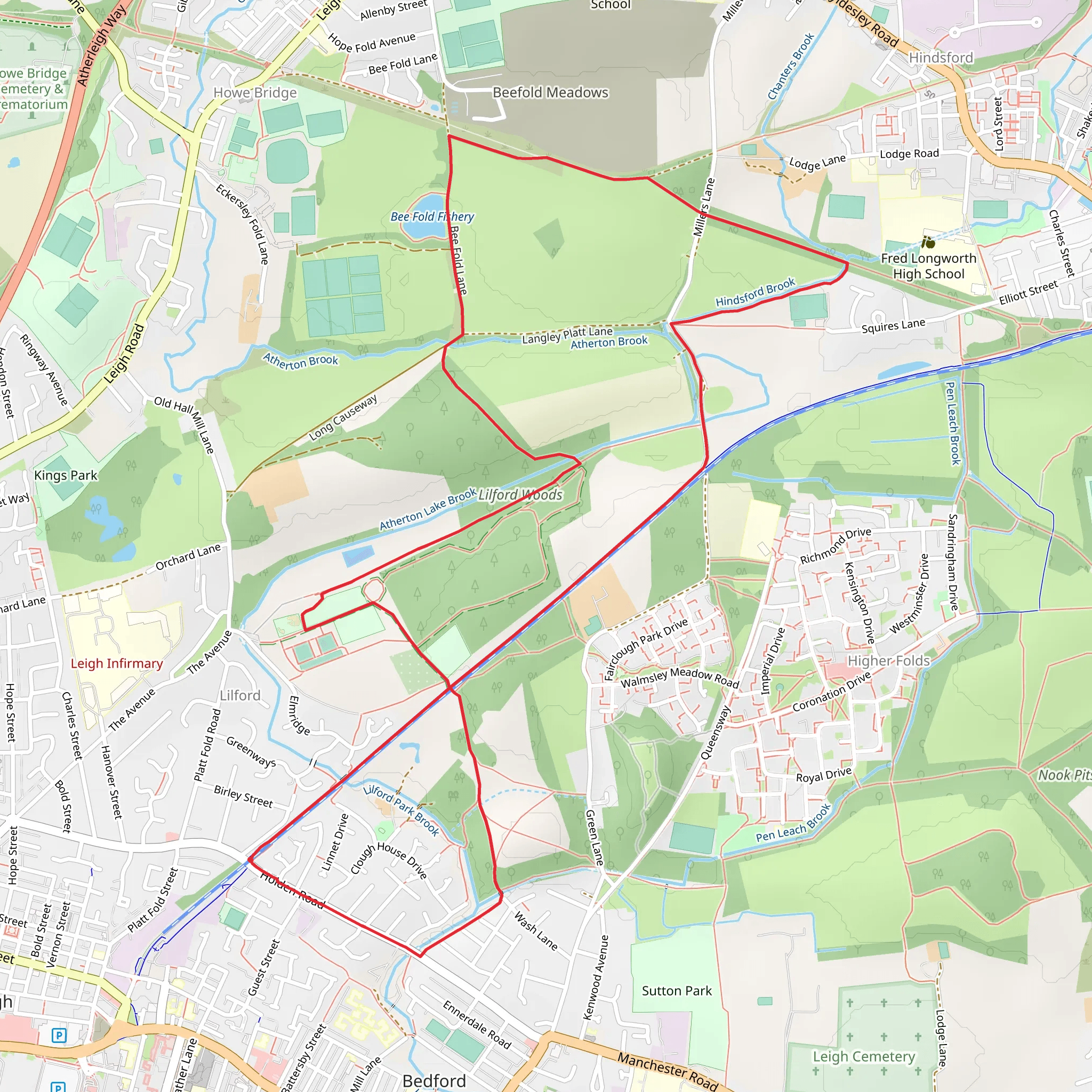 Lillford Loop mobile static map