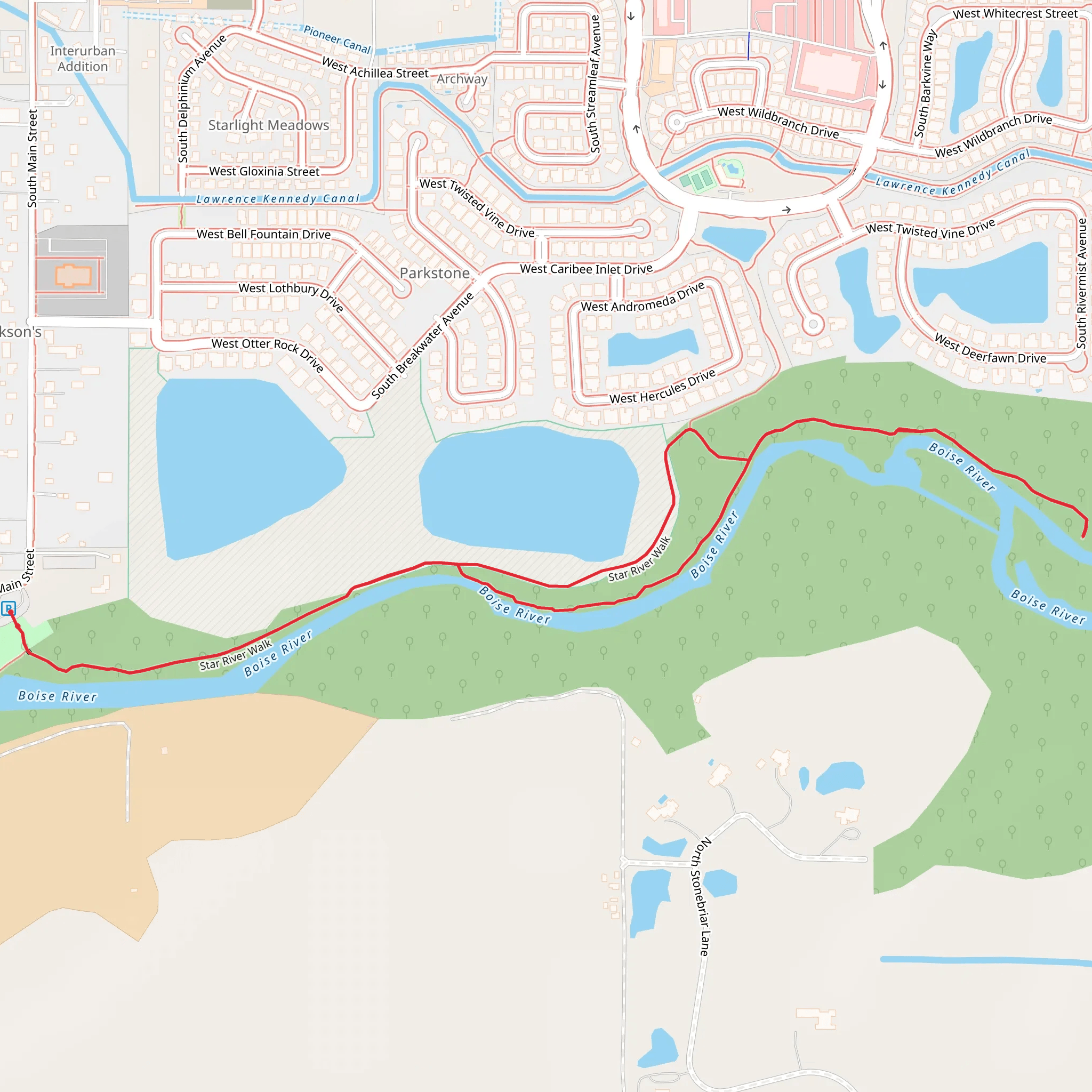 Star River Walk mobile static map