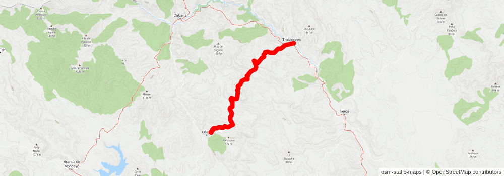 Aranda de Moncayo - Trasobares PR Z 7 stage 2 Map