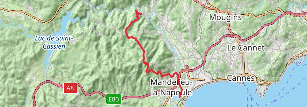 GR 51 stage 11 Map